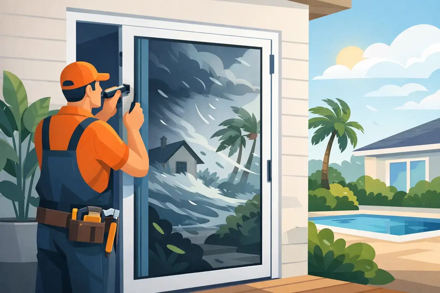 Hurricane Door Installation for South Florida Homes